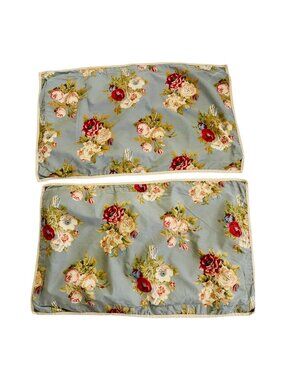 Ralph Lauren Chaps Hudson River Valley Pillow Shams King Size Set Of Two